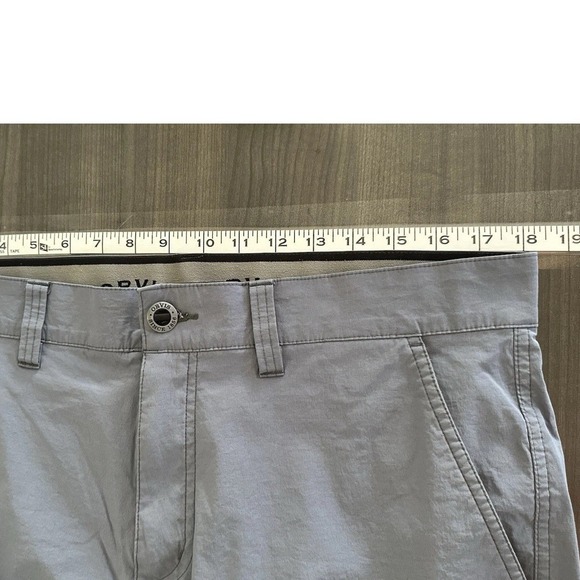Orvis Blue Gray Pants Mens 36x28 Performance Stretch Outdoor Hiking Gorpcore - Picture 9 of 10
